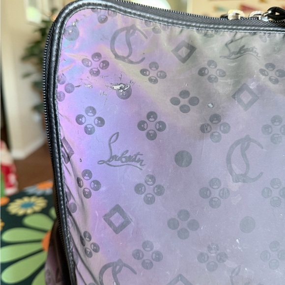 Christian Louboutin Purple and Black Backpack - Picture 14 of 14